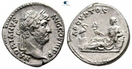 Hadrian AD 117-138. “Travel series” issue. Struck circa AD 134-138. Rome. Denarius AR