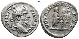 Septimius Severus AD 193-211. Struck circa AD 202-210. Rome. Denarius AR