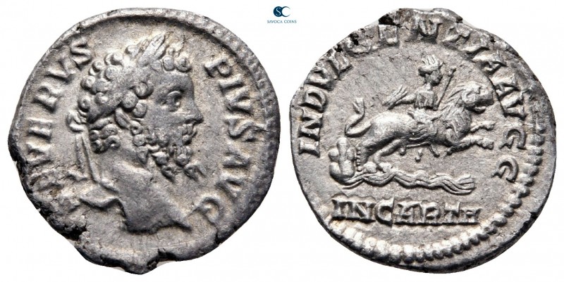 Septimius Severus AD 193-211. Rome
Denarius AR

18 mm, 2,94 g

SEVERVS PIVS...