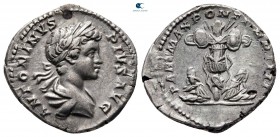 Caracalla AD 198-217. Rome. Denarius AR