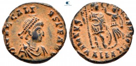 Arcadius AD 383-408. Alexandria. Follis Æ