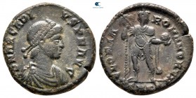 Arcadius AD 383-408. Possibly Cyzicus. Follis Æ
