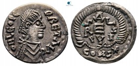 Uncertain Germanic Tribes. Constantinople AD 474. Imitative issue in the name of Leo I. Half siliqua AR