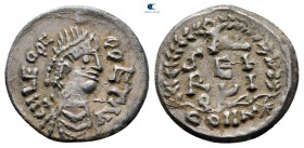 Uncertain Germanic Tribes. Constantinople AD 474. Imitative issue in the name of Leo I. Half siliqua AR