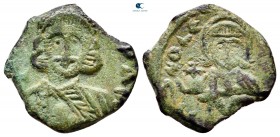 Leo III the "Isaurian", with Constantine V AD 717-741. Syracuse. Follis or 40 Nummi Æ