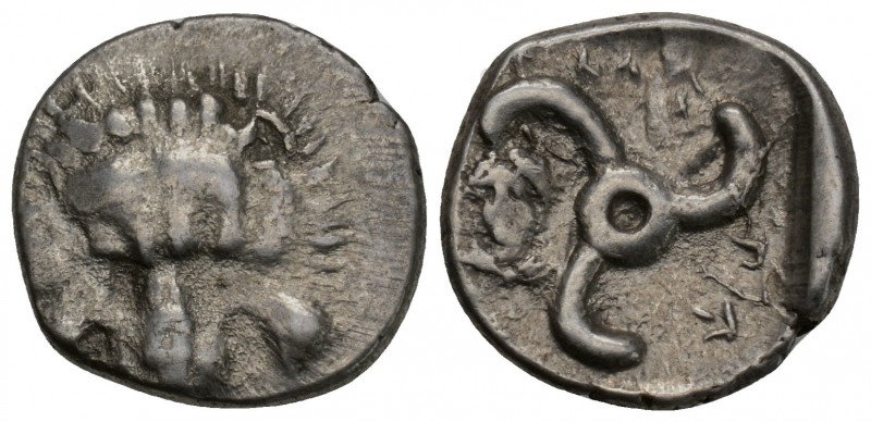 Dynasts of Lycia. Pericles (c. 380-360 BC).
AR 1/3 stater uncertain mint. Obv. ...