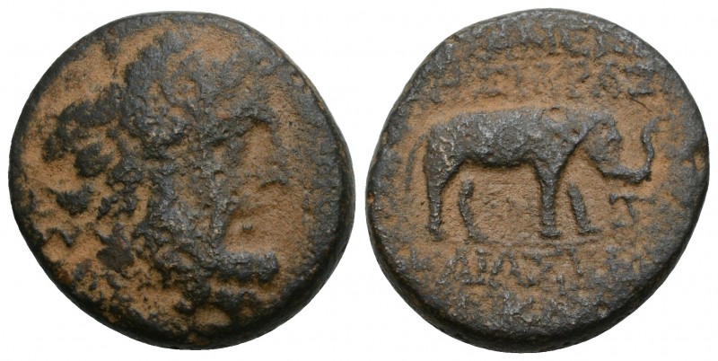Seleucid Kingdom. Apamea / Antiochus VI. (144 - 142 BC) /
Antiochus VIII. And C...