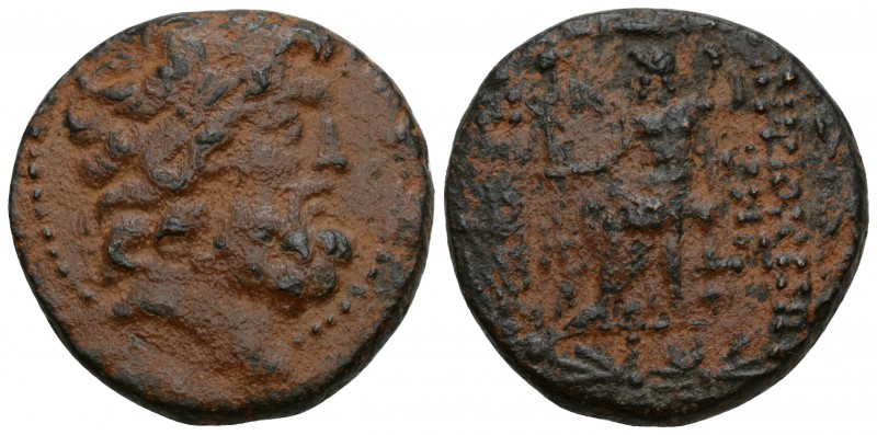 Syria, Seleucus and Pieria, Antioch Æ Tetrachalkon. 1st century BC. 
Laureate h...