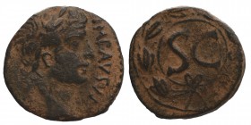 SYRIA, Seleucis and Pieria. Antioch. Augustus. 27 BC-AD 14. 
Æ Semis Struck circa AD 6-14. Laureate head right / S•C within wreath. McAlee 209c; RPC ...