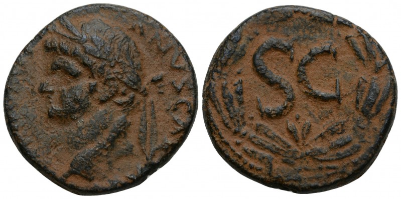 Domitian, as Caesar, Æ Semis of Antioch, Seleucis and Pieria. Struck under Vespa...
