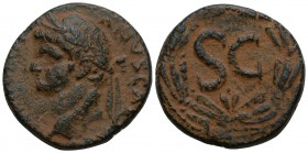 Domitian, as Caesar, Æ Semis of Antioch, Seleucis and Pieria. Struck under Vespasian in Rome for circulation in Seleucis and Pieria, AD 69-79. DOMITIA...