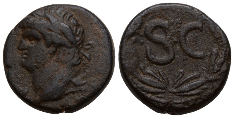 Syria, Seleucis and Pieria. Antiochia ad Orontem. Vespasian. A.D. 69-79. Æ semis...