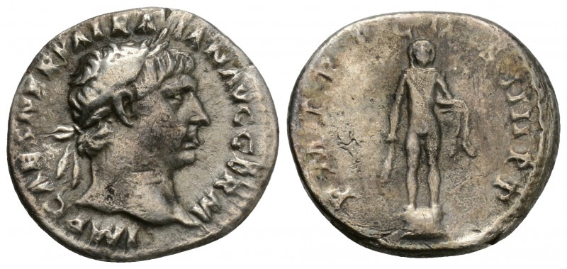 Trajan, AD (98-117)
AR Denarius, Rome, Obverse: IMP CAES NERVA TRAIAN AVG GERM ...