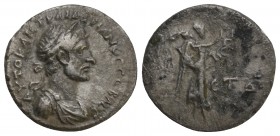 Hadrianus (117-138 AD). 
AR Hemidrachm Caesarea, Cappadocia, 120-121 AD.
Obv. AYTO KAIC TPAI AΔPIANOC CEBACT, laureate, draped and cuirassed bust to...