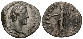 Antoninus Pius, (AD 138-161)
AR Denarius, Rome, Obverse: IMP CAES T AEL HADR ANTONINVS AVG PIVS PP, bare head right
Reverse: TR POT XIIII COS IIII, ...