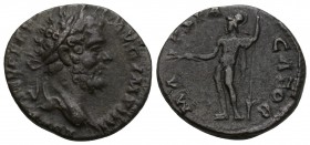 Septimius Severus, AD (193-211)
AR Denarius, Rome, Obverse: L SEPT SEV PERT AVG IMP IIII, laureate head right, Reverse: MARS PACATOR, Virtus standing...