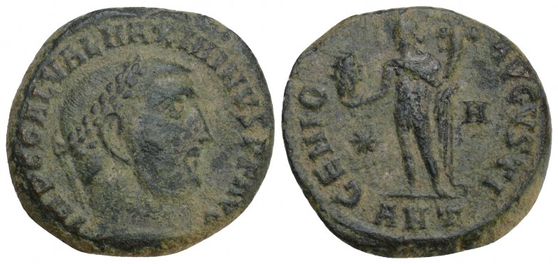 Maximinus Daia AD 310-313. Antioch
Follis Æ, IMP C GAL VAL MAXIMINVS P F AVG, l...