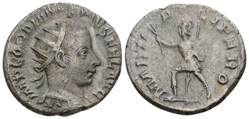 Gordianus III. AD 238-244
(D) AR-Antoninian Antioch (Antakya) 242-244 AD. Av : ...