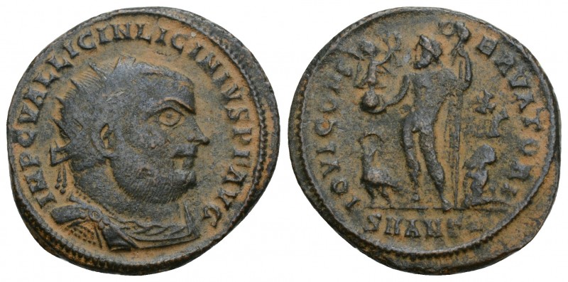 Licinius I AD 308-324. 
Struck AD 321-323. Antioch, Follis Æ, IMP C VAL LICIN L...