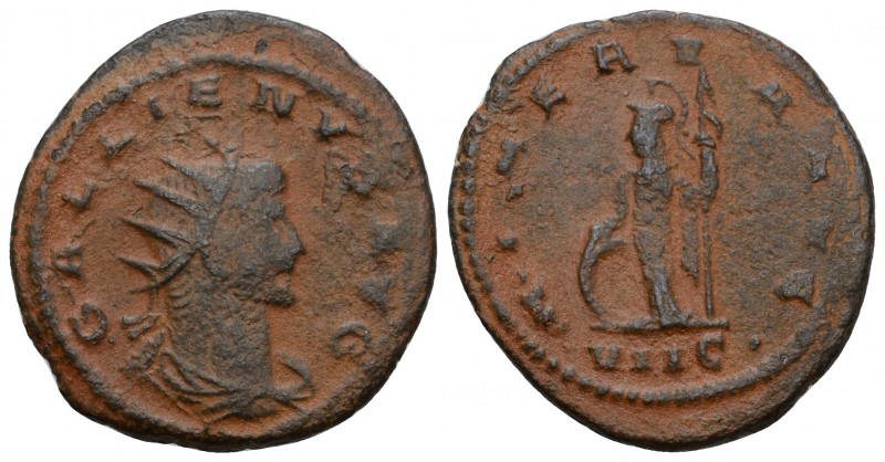 Gallienus Æ Antoninianus. Asian mint, AD 264-265. 
GALLIENVS AVG, radiate cuira...