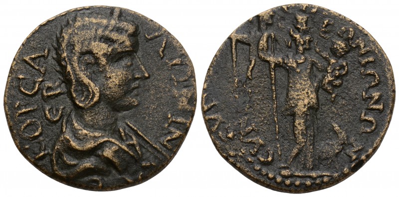 PHRYGIA. Synnada. Salonina (Augusta, 253-268). 
Ae. Obv: KOP CAΛΩNINA CЄB. Drap...