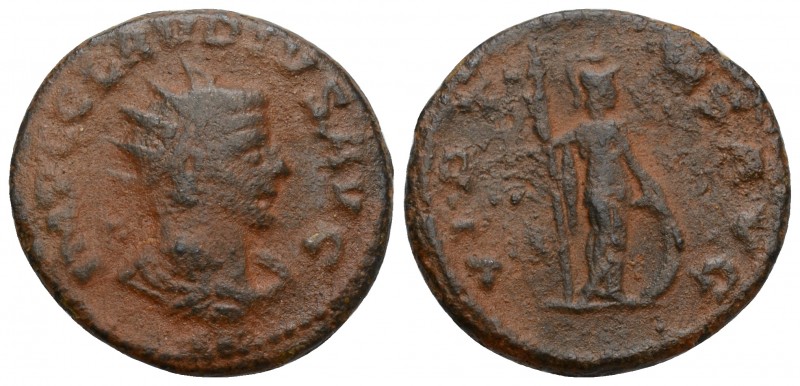 Claudius II Gothicus AD 268-270
Æ Antoninianus. Antioch, undated. IMP C CLAVDIV...