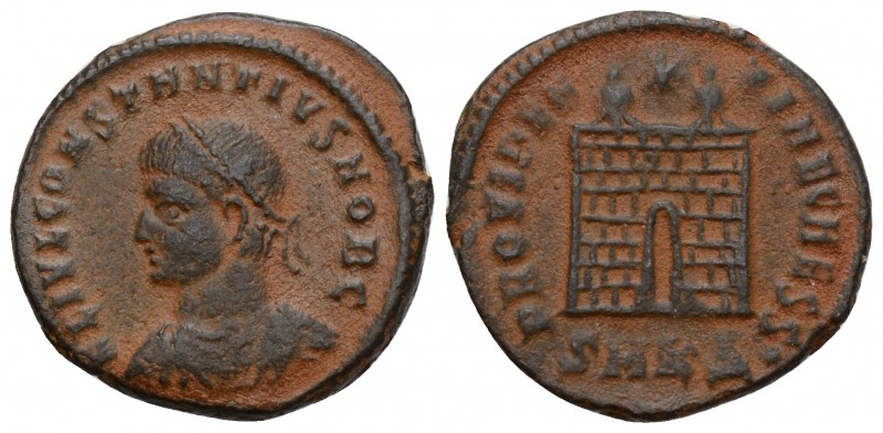 Constantinus II, as Caesar AD 317-337. 
Cyzicus, Follis Æ, CONSTANTINVS IVN NOB...