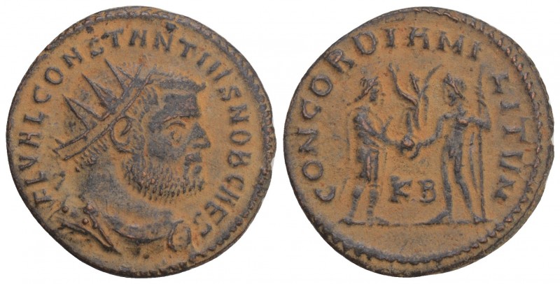 Constantius I Chlorus Caesar, AD 293–305 
Antoninianus Cyzicus circa 295-299, Æ...