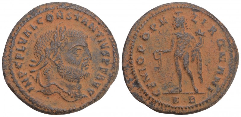 Constantius I, AD 305-306 
Follis Cyzicus 305-306, Æ Obv: IMP GAL VAL CONSTANTI...