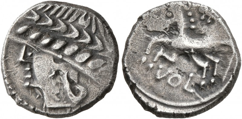 CELTIC, Southern Gaul. Allobroges. Cn. Pompeius Voluntilus, circa 70-61 BC. Quin...