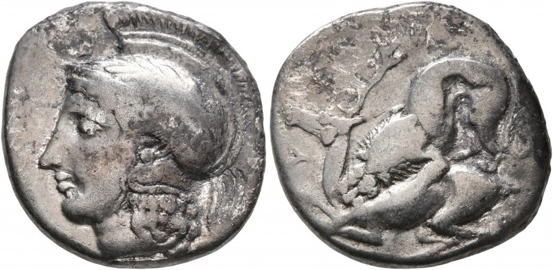 LUCANIA. Velia. Circa 440/35-400 BC. Didrachm or Nomos (Silver, 22 mm, 7.83 g, 1...