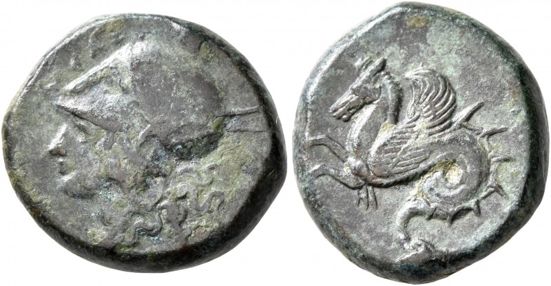SICILY. Syracuse. Dionysios I, 405-367 BC. Litra (Bronze, 18 mm, 5.70 g, 10 h). ...