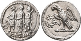 SKYTHIA. Geto-Dacians. Koson, mid 1st century BC. Drachm (Silver, 19 mm, 4.37 g, 12 h), Olbia. KOΣΩN Roman consul accompanied by two lictors advancing...