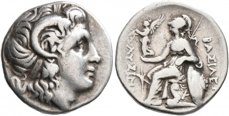 KINGS OF THRACE. Lysimachos, 305-281 BC. Drachm (Silver, 18 mm, 4.13 g, 7 h), Ep...