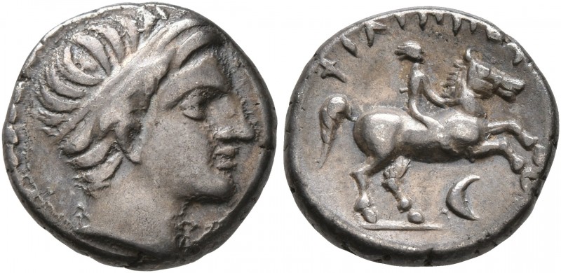 KINGS OF MACEDON. Philip II, 359-336 BC. 1/5 Tetradrachm (Silver, 13 mm, 2.51 g,...