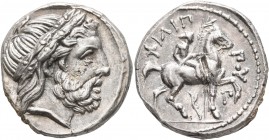 KINGS OF MACEDON. Philip II, 359-336 BC. Tetradrachm (Silver, 24 mm, 14.46 g, 1 h), Amphipolis, struck under Kassander, Philip IV, or Antipater, circa...