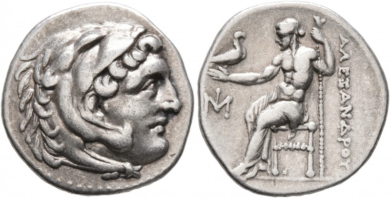 KINGS OF MACEDON. Alexander III ‘the Great’, 336-323 BC. Drachm (Silver, 19 mm, ...