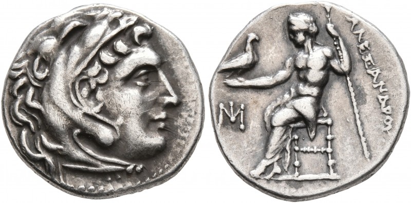 KINGS OF MACEDON. Alexander III ‘the Great’, 336-323 BC. Drachm (Silver, 17 mm, ...