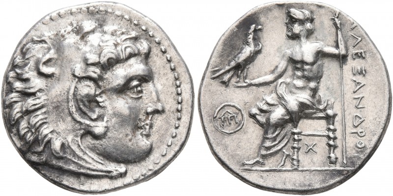 KINGS OF MACEDON. Alexander III ‘the Great’, 336-323 BC. Drachm (Silver, 18 mm, ...