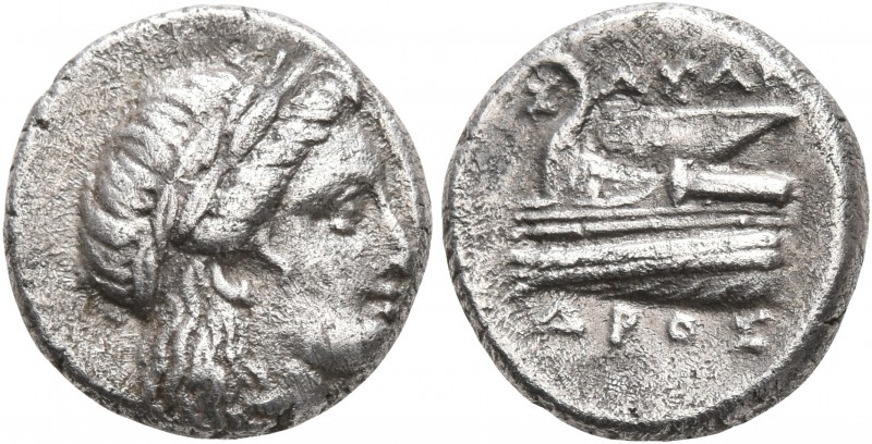 BITHYNIA. Kios. Circa 350-300 BC. Hemidrachm (Silver, 12 mm, 2.38 g, 7 h), Persi...