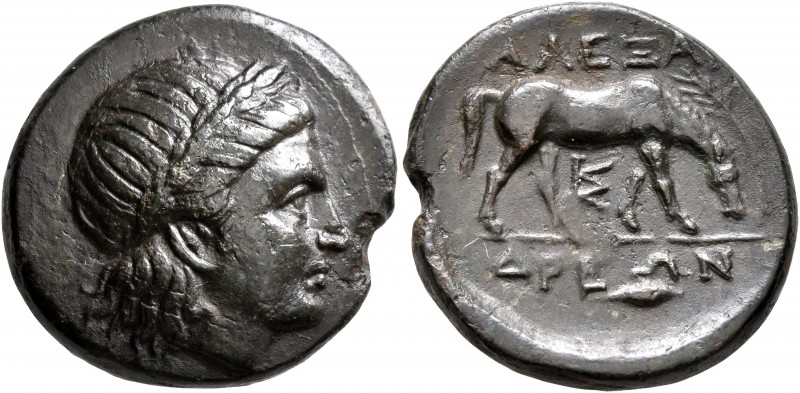 TROAS. Alexandreia. Circa 281-261 BC. AE (Bronze, 22 mm, 8.87 g, 11 h). Laureate...