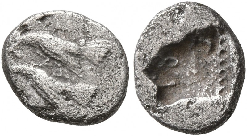 TROAS. Dardanos (?). 5th century BC. Hemiobol (Silver, 8 mm, 0.37 g, 3 h). Roost...