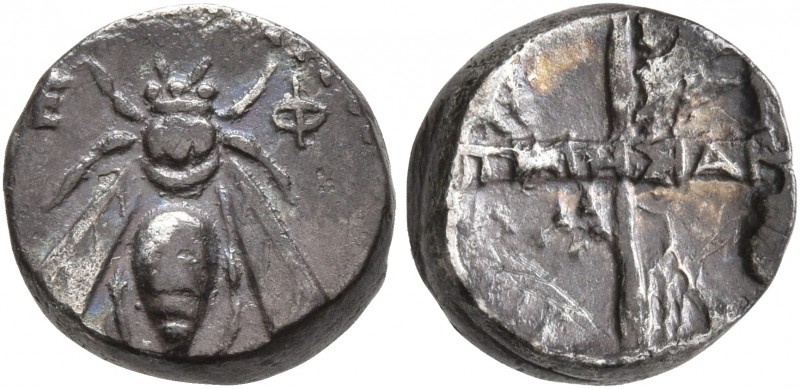 IONIA. Ephesos. Circa 335-320 BC. Hemidrachm (Silver, 10 mm, 1.61 g, 6 h), Times...