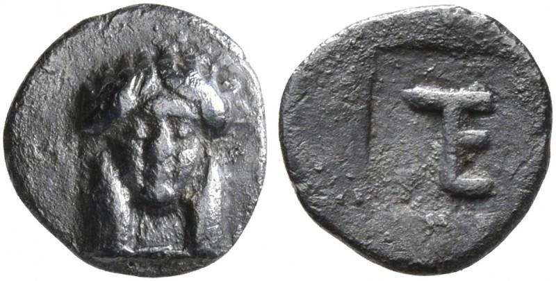 IONIA. Kolophon. Circa 500-450 BC. Tetartemorion (Silver, 7 mm, 0.25 g, 10 h). F...