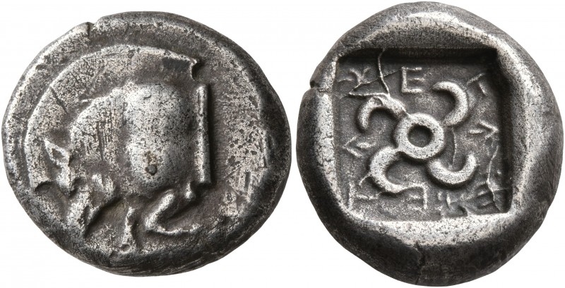 DYNASTS OF LYCIA. Teththiweibi, circa 450-430/20 BC. Stater (Silver, 19 mm, 8.38...