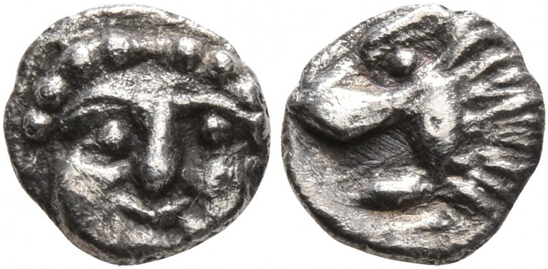 PISIDIA. Selge. Circa 350-300 BC. Hemiobol (Silver, 7 mm, 0.39 g, 12 h). Facing ...