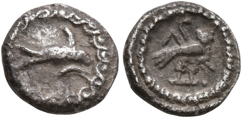 PHOENICIA. Tyre. Circa 393-311/0 BC. 1/24 Shekel (Silver, 8 mm, 0.56 g, 4 h). Do...