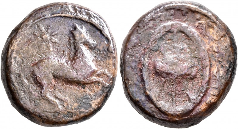 KYRENAICA. Kyrene. Ophellas, Ptolemaic Governor, first reign, circa 322-313 BC. ...