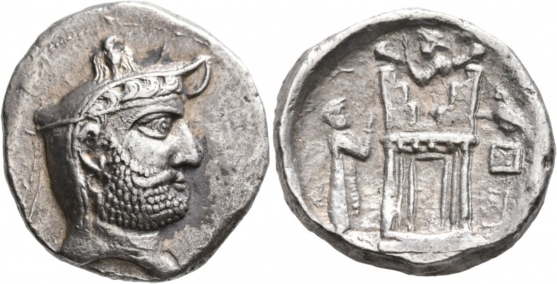 KINGS OF PERSIS. Autophradates (Vadfradad) II, early-mid 2nd century BC. Tetradr...