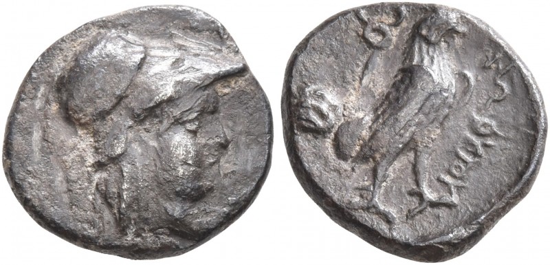 BAKTRIA, Local Issues. Sophytes, circa 280/78-270 BC. Diobol (Silver, 10 mm, 1.0...